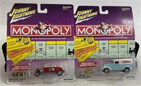 Johnny Lightning Monopoly Toy Die Cast Cars