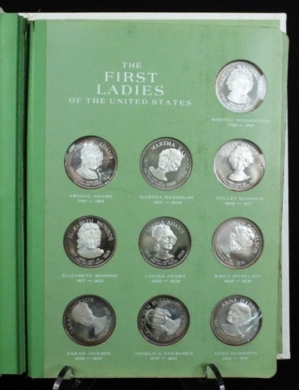 First Ladies of the US Sterling Proof Set, 40 Pcs.