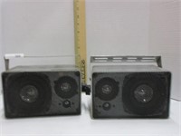 2) Compact three-way speakers