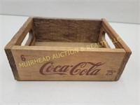 LITTLE WOODEN COCA COLA BOX 8" X 6"