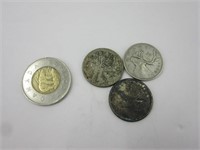 3 x 0.25$ Canada silver