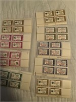 36 stamps miscellaneous colors and sayings Usa