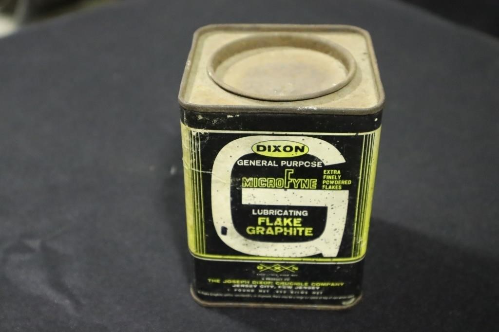 Dixon Lubricating Flake Graphite container can