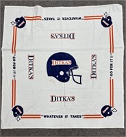 Ditka's Restaurant "Whatever it Takes" Tablecloth