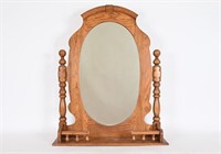 Vintage Wooden Vanity Mirror
