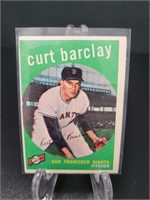 1959 Topps, Curt Barclay baseball card