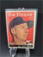 1958 Topps , Jim Finigan baseball card