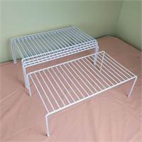 (5) Storage Racks 16"L 8½"W 5?"T