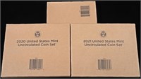 2019-2021 US MINT SETS IN SEALED BOXES FROM MINT