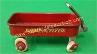 Vintage Metal Radio Flyer Toy Wagon - Red