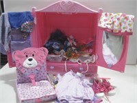 Build A Bear Armoire Closet W/Accessories See Info