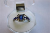 Blue Sapphire Ring Size 9