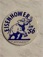 1956 Eisenhower Political Presidential Pin