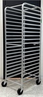 20-Tier Rolling Pan Rack 20in x 26in x 69in