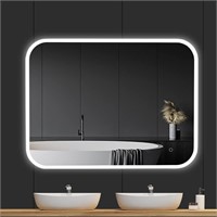 BV LED Vanity Mirror 36x48 Inch  3-Color