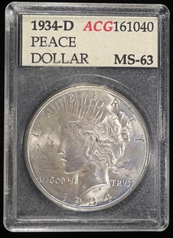 1934-D PEACE DOLLAR ACG CH BU