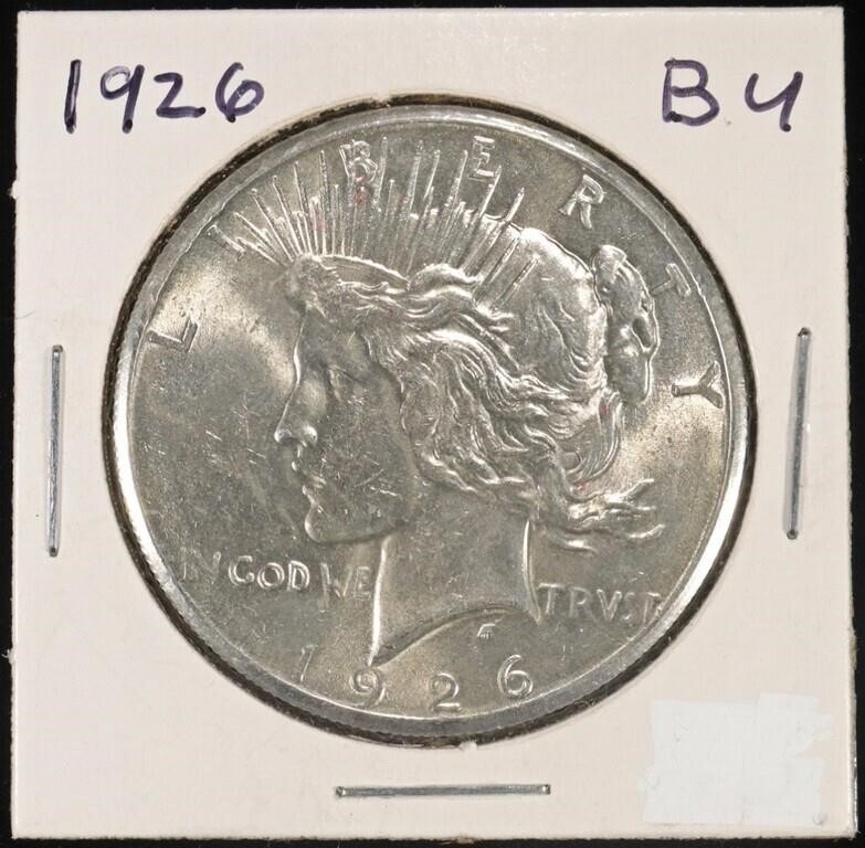 1926 PEACE DOLLAR BU