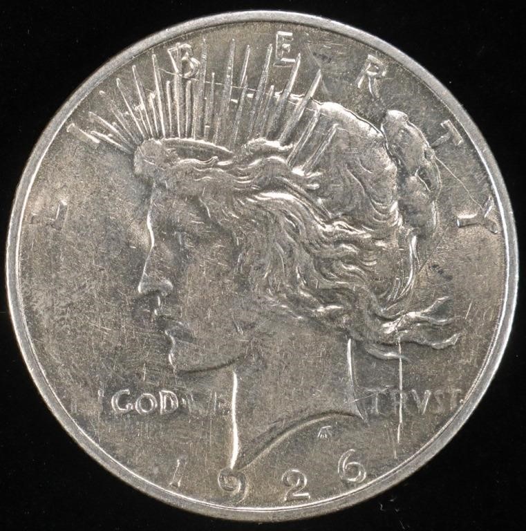 1926-D PEACE DOLLAR AU