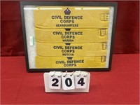 Civil Defense Corps Armbands