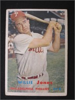 1957 TOPPS #174 WILLIE JONES PHILLIES VINTAGE