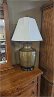 Nice brass table lamp 34" tall