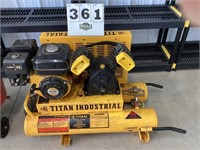 TITAN INDUSTRIAL GAS, AIR COMPRESSOR.