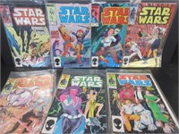 MARVEL STAR WARS CONSECITIVE # 101 TO #107 COMICS
