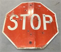 Stop sign-30 in across
