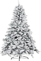 Oakmont 7 FT Artificial Christmas Snow Tree