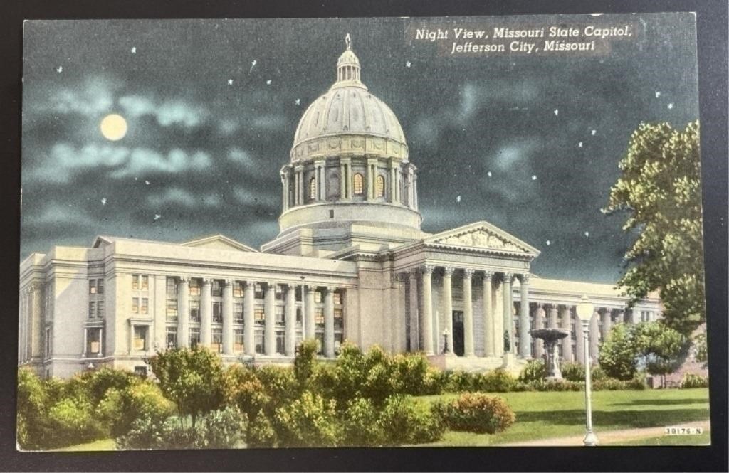 Vintage Missouri State Capitol PPC Postcard