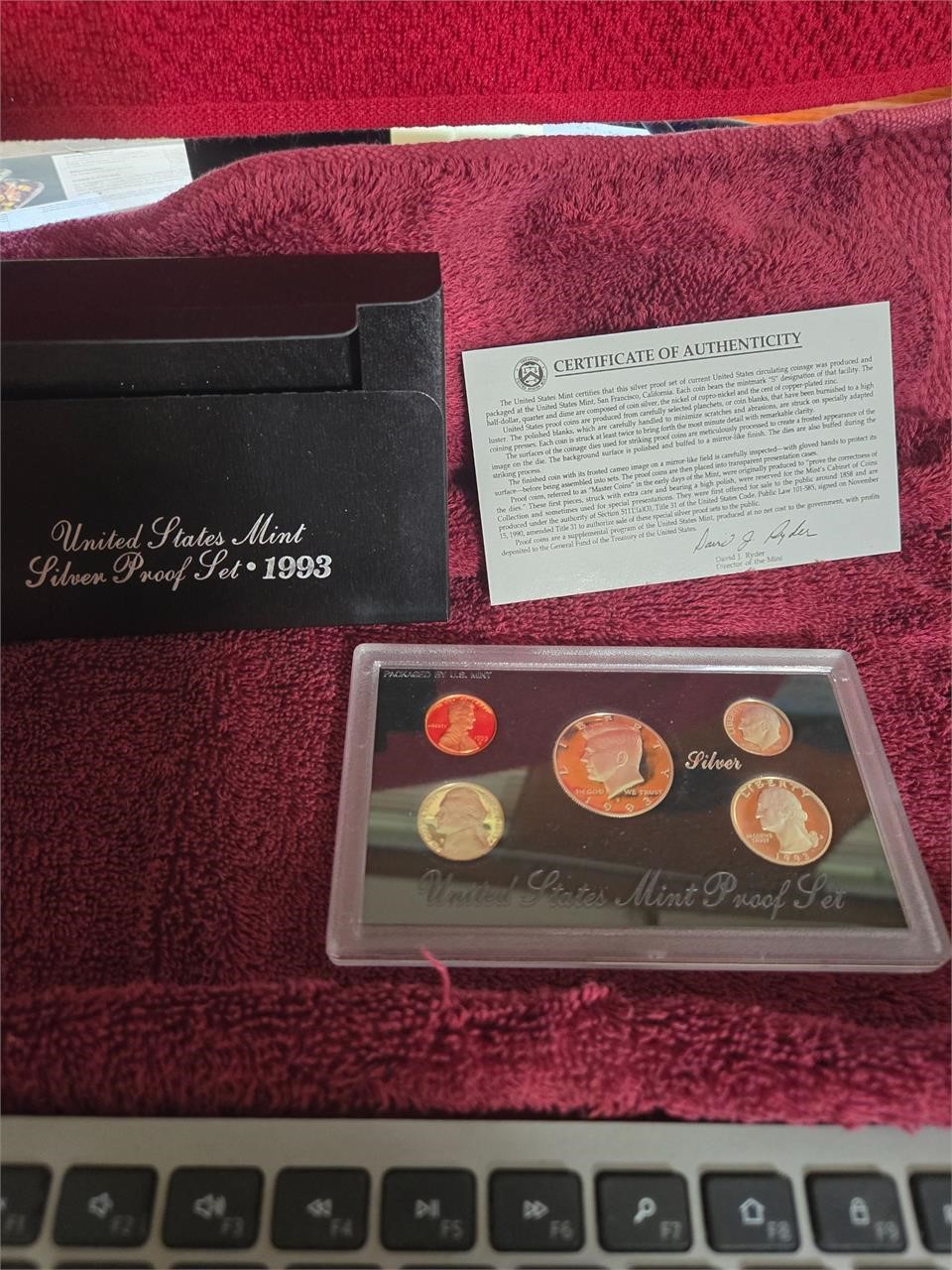 1993 US Mint Silver Proof Set