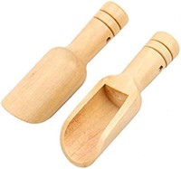 Mini Wooden Scoops Bath Salt Spoon