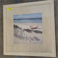 SIGNED BEACH SCENE