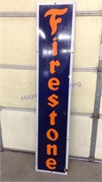 Firestone porcelain sign