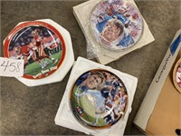 JIM KELLY, JOE MONTANA & JOHN ELWAY COLL. PLATES