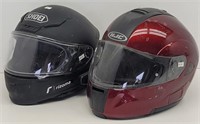 (2) Motorcycle Helmets Full Face: HJC & Shoei ...