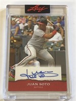 Leaf Pro Set Juan Soto Autograph SP