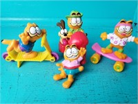 VINTAGE 80'S GARFIELD TOY FIGURES