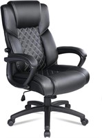 Ptolemy High Back Office Chair 300lbs - PU Leather