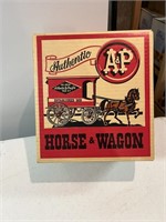 HORSE AND WAGON IN BOX - ANHEISER BUSCH