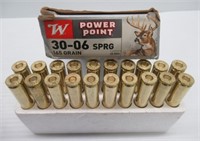 (20) Rounds of Winchester 30-06 SPRG 165 grain