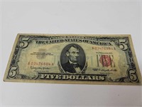 1963 $5 RED SEAL NOTE
