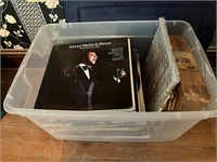 BOX OF LP ALBUMS RECORDS