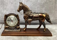 Vintage Sessions Horse Electric Clock
