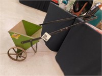 Planet Jr. Drop Seed Spreader with Iron Wheels