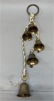 Hanging Solid Brass Horse Sleigh Bells Christmas