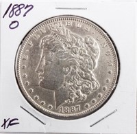 Coin 1887-O  Morgan Silver Dollar Extra Fine