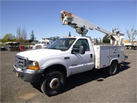 2000 Ford F450 11' S/A Bucket Truck