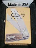 Case XX Brass Zippo Lighter Sealed