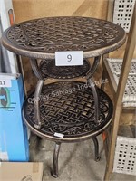 2- metal patio tables